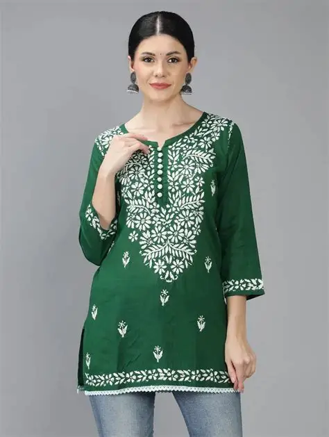 Floral short kurti